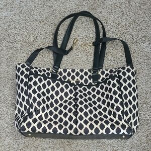 Vera Bradley Black and White Geometric Tote Bag